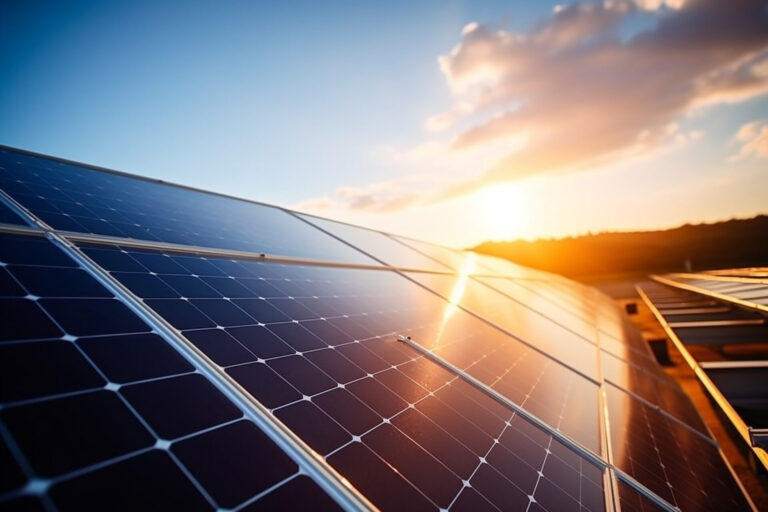 solar energy roof and nature